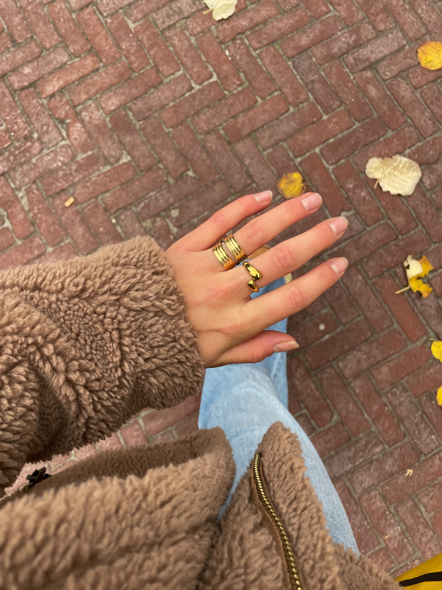 Statement ring met meerdere lagen