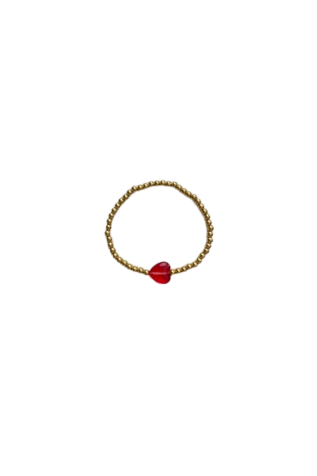 Red heart bracelet