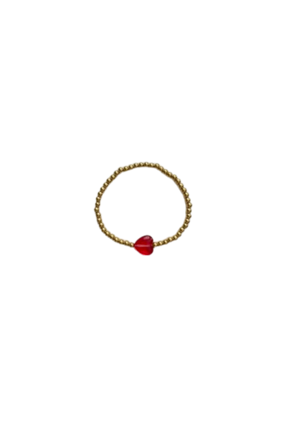 Red heart bracelet