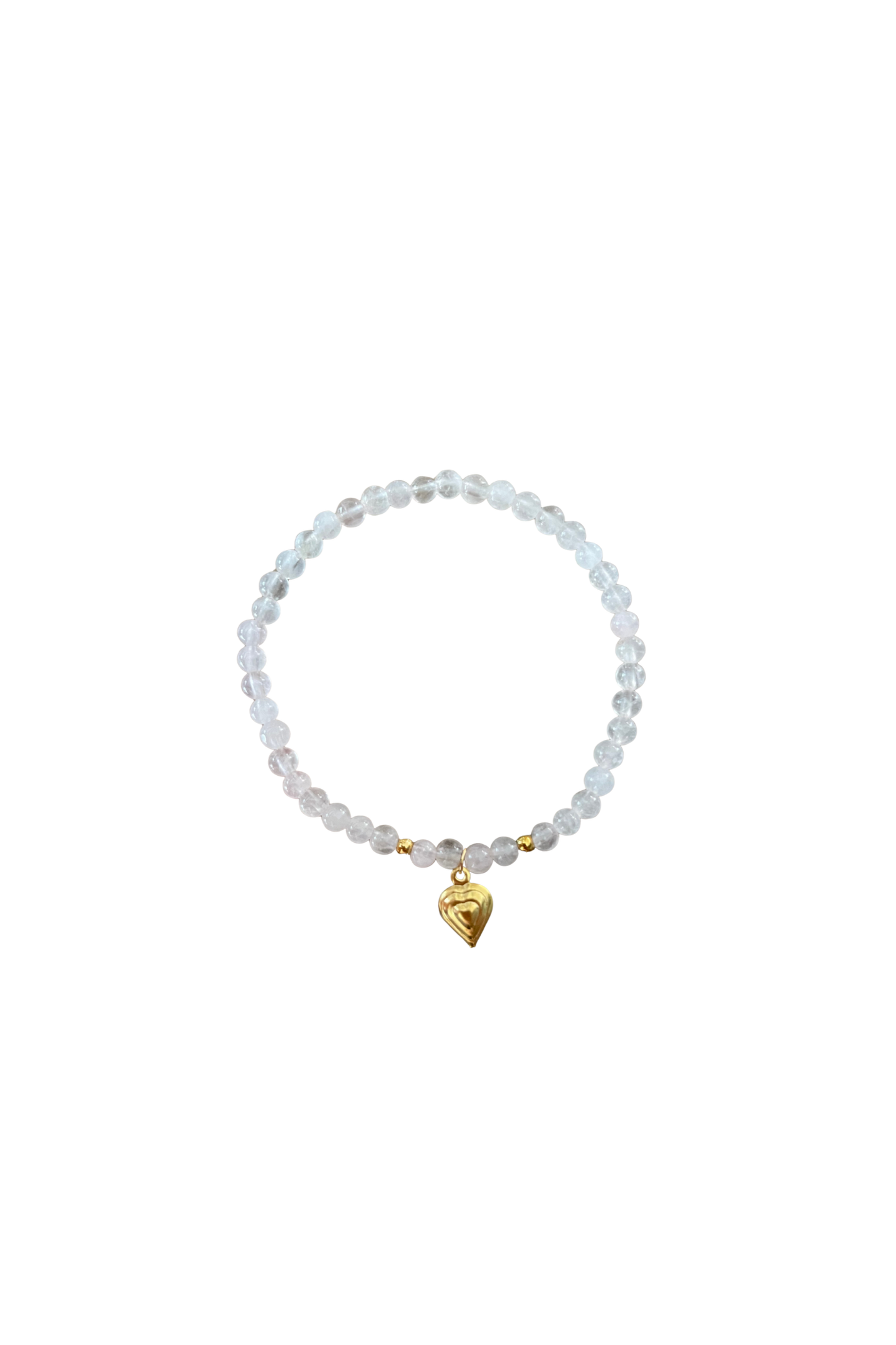 Roze Natuursteen armband