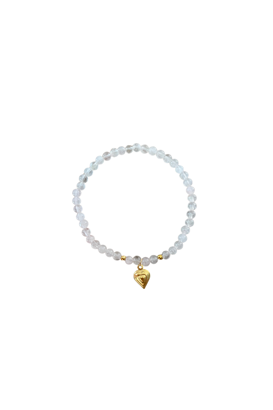 Roze Natuursteen armband