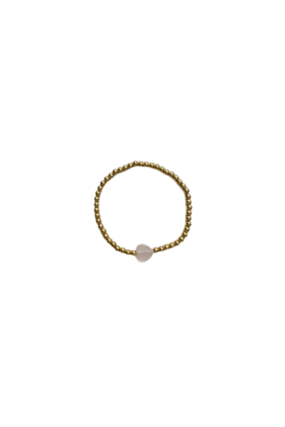 Pink heart bracelet