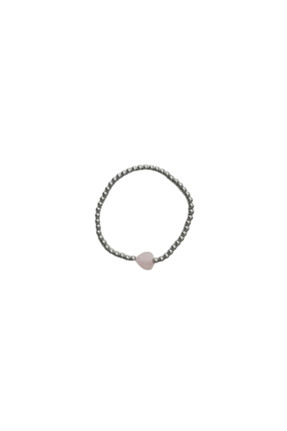 Pink heart bracelet
