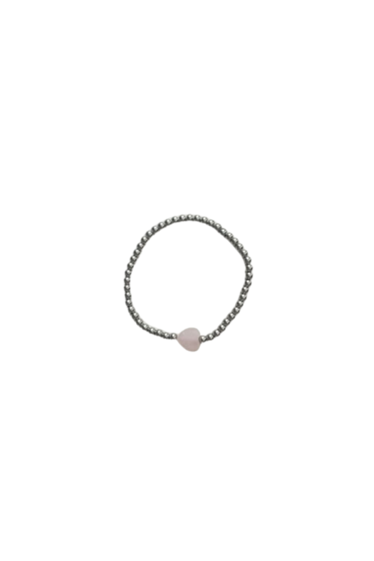 Pink heart bracelet