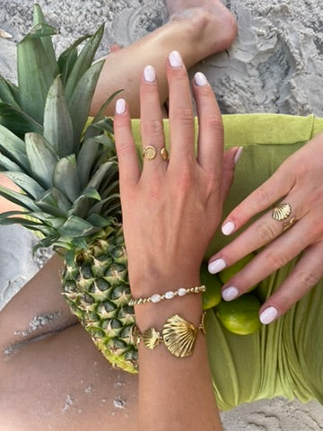 Tide & Shell ring