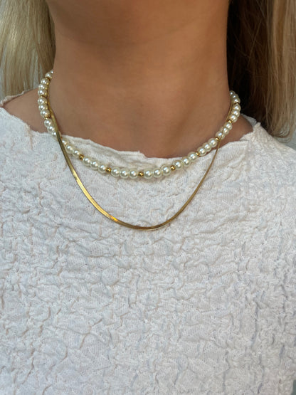 Flat snake Necklace