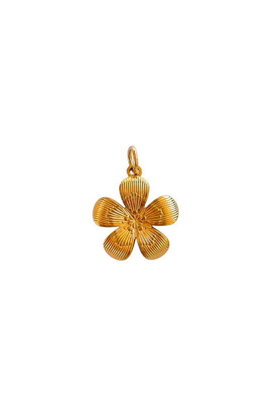 Golden Flower charm