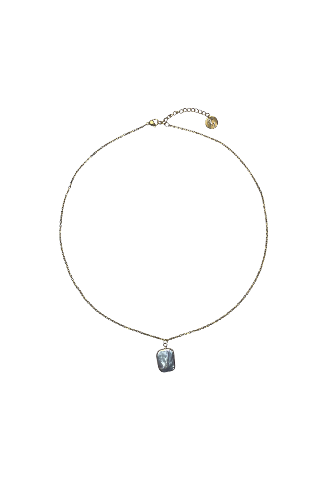 Caramel pearl necklace