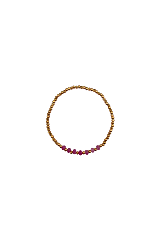 Ibiza glow bracelet fuchsia