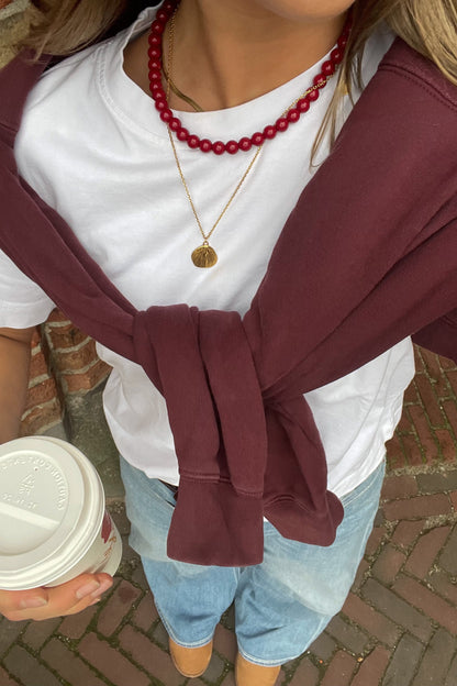 Velvet necklace